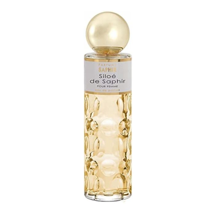Parfums Saphir SILOÉ DE SAPHIR Eau de Parfum Vaporizador Mujer 200 ml - Fragancia Floral Suave y Fresca con Notas de Fresia y Magnolia
