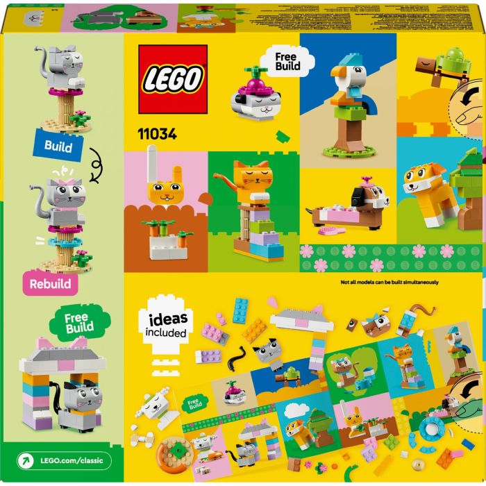Lego Classic Juego de Construcción Mascotas Creativas para Niños de 5 años y más 8