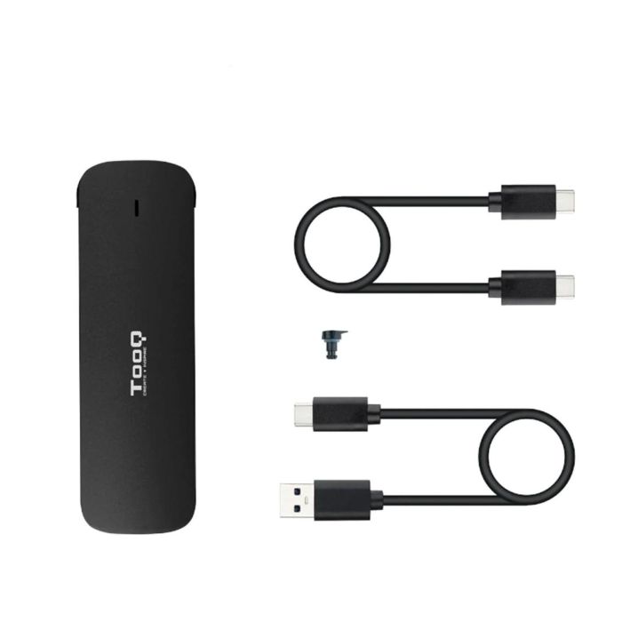 TooQ TQE-2201B Caja Externa USB 3.1 Gen2 para SSD M.2 NVMe PCIe (2230/2242/2260/2280) Sin Tornillos, Incluye Cables USB-C y USB-A, Negro 2 TooQ TQE-2201B Caja Externa USB 3.1 Gen2 para SSD M.2 NVMe PCIe (2230/2242/2260/2280) Sin Tornillos, Incluye Cables USB-C y USB-A, Negro 2
