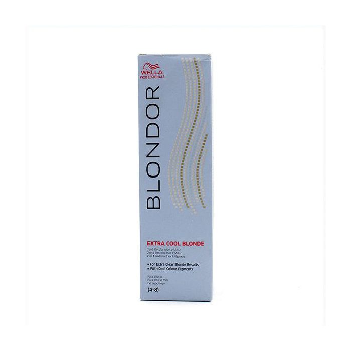 Wella Blondor Extra Cool Blonde 150 G - Pigmentos de iluminación y tonificación mate para cabello rubio