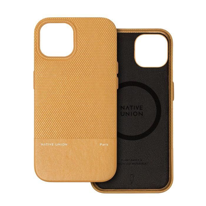 Native Union (Re)Classic Case para iPhone 15 - Funda protectora MagSafe duradera, fabricada con materiales vegetales y reciclados, diseño elegante.
