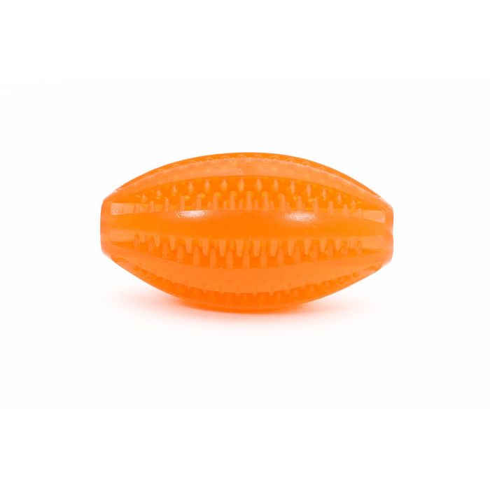 Gloria Pelota Dental Rugby TPR 9 cm para Perro Juguete Mordedor Limpieza 12