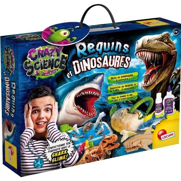 Kit de construcción de dinosaurios STEM - LISCIANI - Construcción y rompecabezas realistas