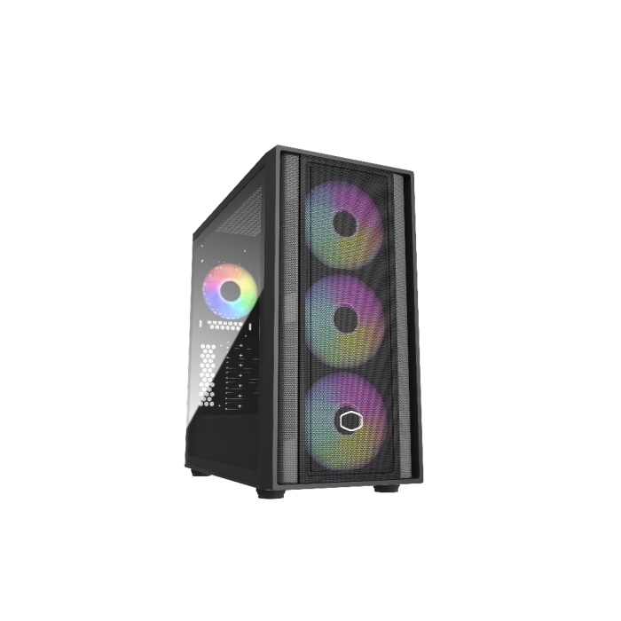 Cooler Master MasterBox 600 Torre PC Negro MB600-KGNN-S00 - Compatible con ATX, Ventiladores 120/140 mm, Vidrio Templado Cooler Master MasterBox 600 Torre PC Negro MB600-KGNN-S00 - Compatible con ATX, Ventiladores 120/140 mm, Vidrio Templado