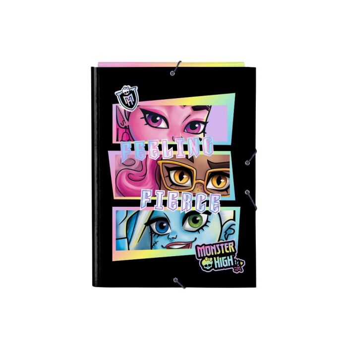 Safta Carpeta Con Gomas Folio 3 Solapas Monster High "Creep"