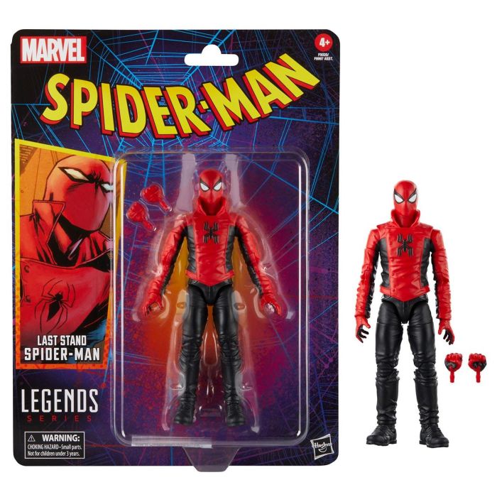 Figura Last Stand Spider-Man Marvel Legends F9020 Hasbro 4 Figura Last Stand Spider-Man Marvel Legends F9020 Hasbro 4