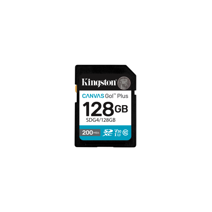 Tarjeta de Memoria SDXC Kingston CANVAS Go! Plus 128 GB Tarjeta de Memoria SDXC Kingston CANVAS Go! Plus 128 GB