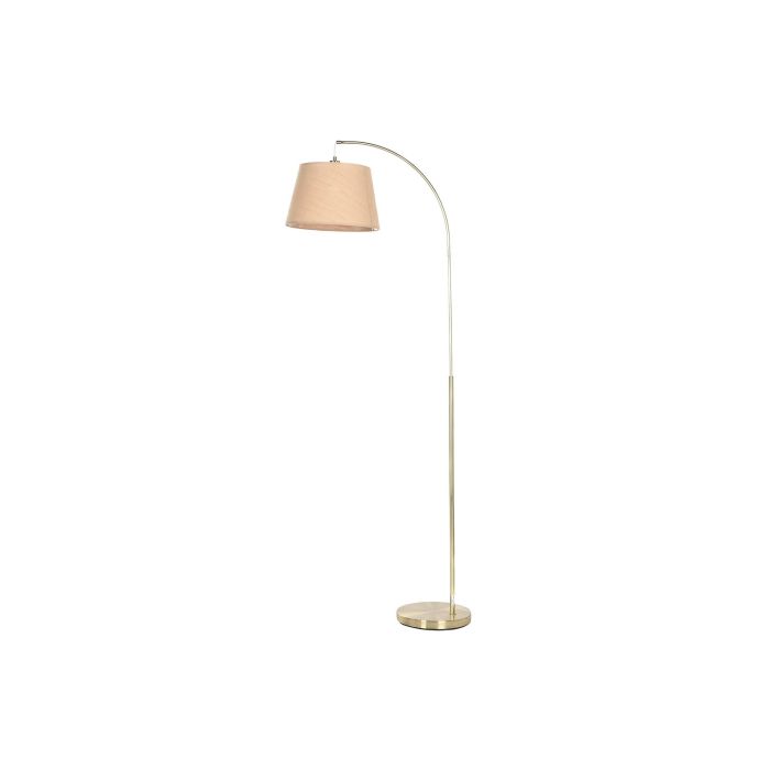 Lampara Pie Glam DKD Home Decor Dorado Beige 35 x 180 x 66 cm Lampara Pie Glam DKD Home Decor Dorado Beige 35 x 180 x 66 cm