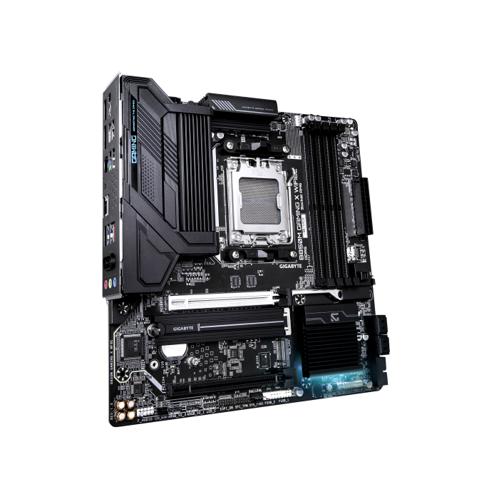 GIGABYTE B850M GAMING X WIFI6E Placa Base - Procesadores AMD Ryzen Serie 9000, VRM Digital 10+2+2 fases, hasta 8200MHz DDR5 (OC), 1xPCIe 5.0 + 1xPCIe 4.0 M.2, LAN 2.5, WiFi 6E, USB 3.2 Gen 2. 2