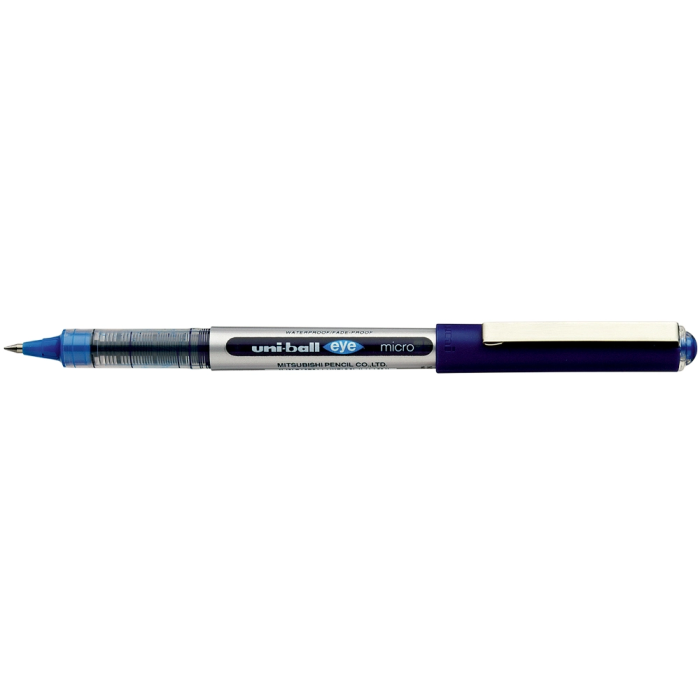 Uniball UB-150E Rotulador Roller Micro Eye, Punta 0,5 mm, Trazo 0,3 mm, Color Azul 1