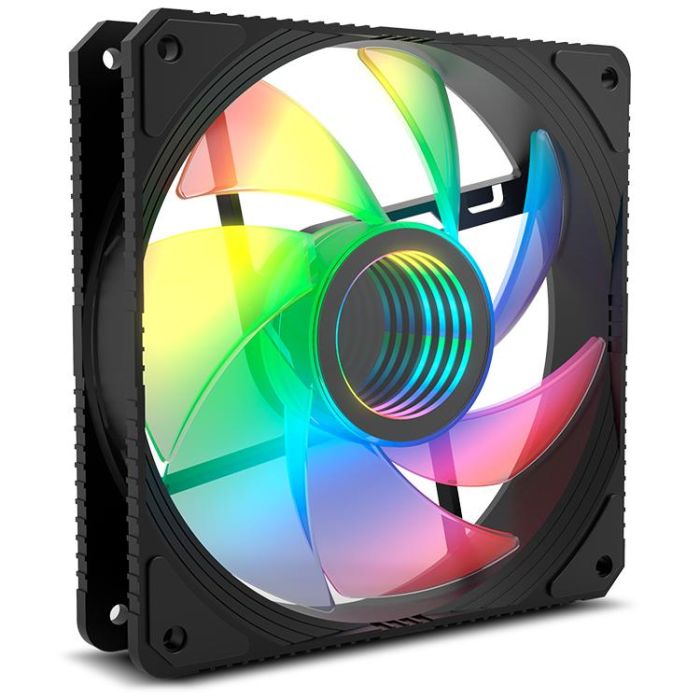 Nox NXHUMMERMFAN Ventilador PC M-Fan 120mm ARGB con Efecto Espejo Infinito, Rodamiento Hidráulico y Diseño Silencioso (23 dB) 3