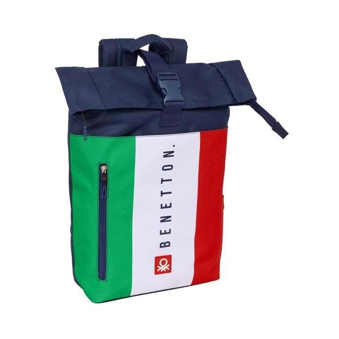 Mochila para Portátil Benetton Flag Azul marino 28 x 42 x 13 cm 0 Mochila para Portátil Benetton Flag Azul marino 28 x 42 x 13 cm 0