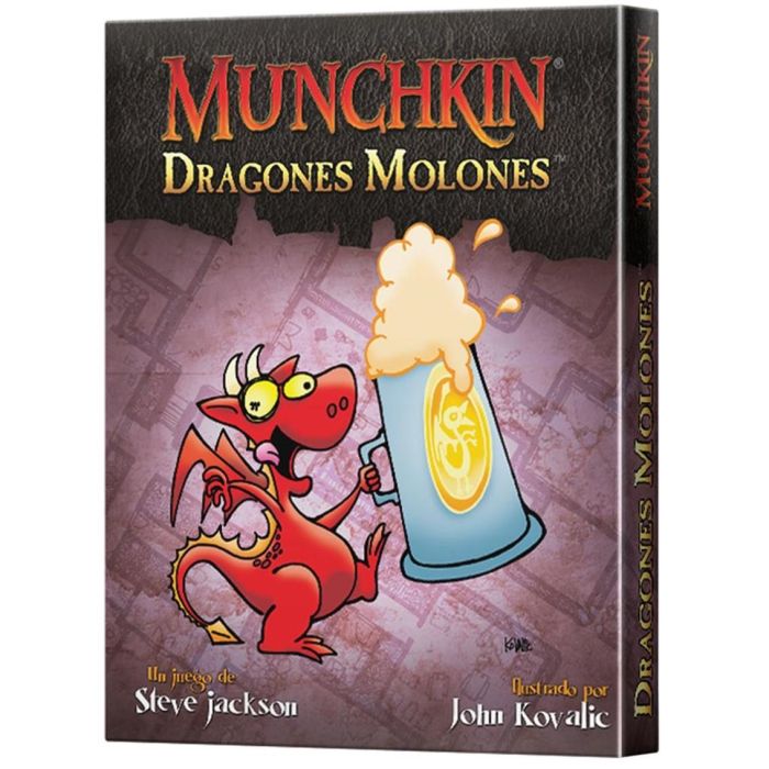 Munchkin Dragones Molones Expansión Juego de Cartas Español 37 Cartas Puerta 13 Cartas Tesoro 14 Cartas Polvo de Hada 10+ Años 60' 3-6 Jugadores 0 Munchkin Dragones Molones Expansión Juego de Cartas Español 37 Cartas Puerta 13 Cartas Tesoro 14 Cartas Polvo de Hada 10+ Años 60' 3-6 Jugadores 0