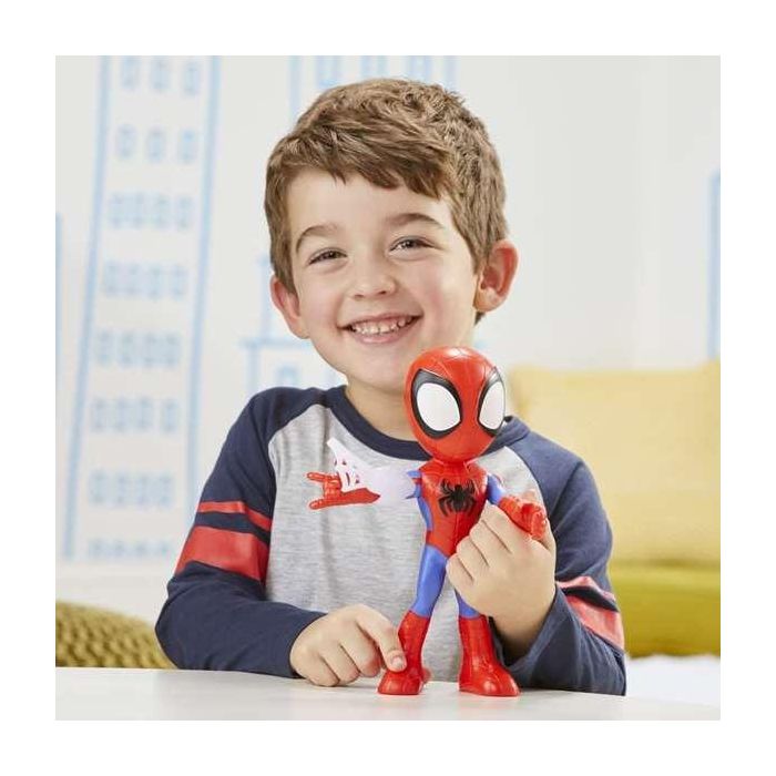 Figura mega spidey mighty con accesorio 22,5 cms 12 Figura mega spidey mighty con accesorio 22,5 cms 12