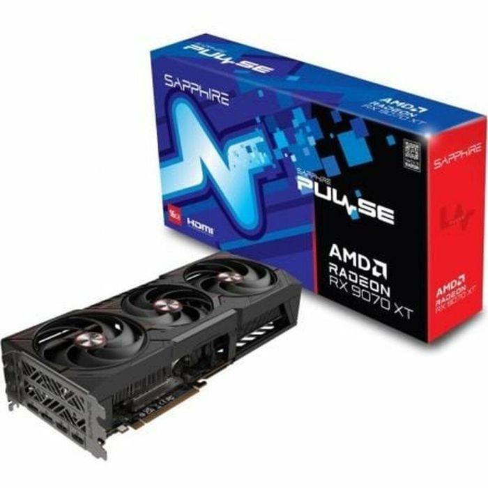 Sapphire RX 9070 XT Radeon Pulse GDDR6 16GB, PCI Express 5.0, 3 Ventiladores Tri-X, HDMI 2.1a / DisplayPort 2.1a 1 Sapphire RX 9070 XT Radeon Pulse GDDR6 16GB, PCI Express 5.0, 3 Ventiladores Tri-X, HDMI 2.1a / DisplayPort 2.1a 1