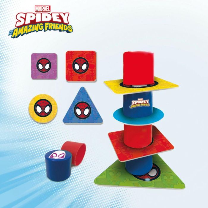 Juego Educativo Spidey 24,5 x 0,2 x 24,5 cm (6 Unidades) 10 en 1 1