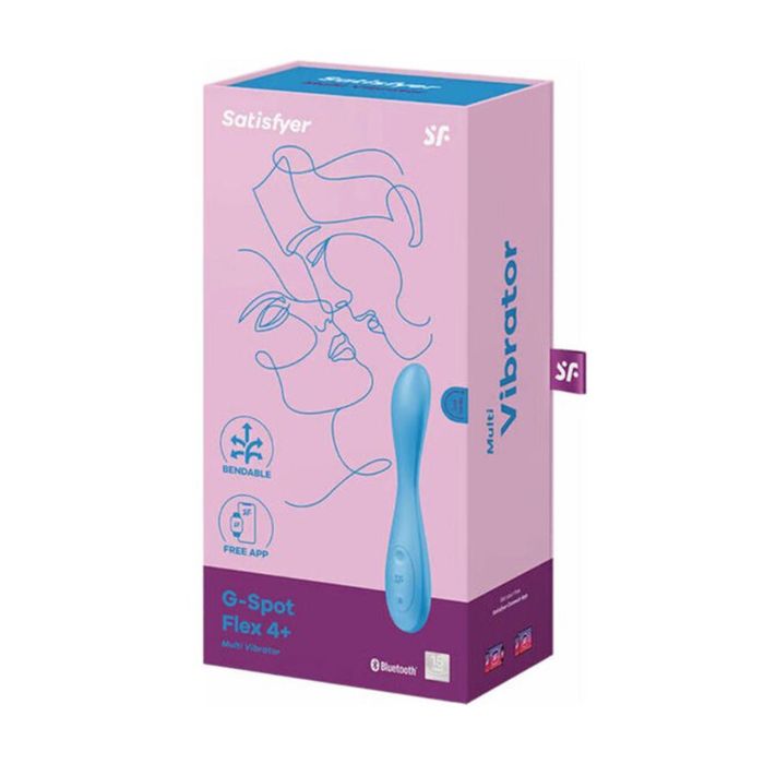 Satisfyer G-spot flex 4+ multi-vibrador azul