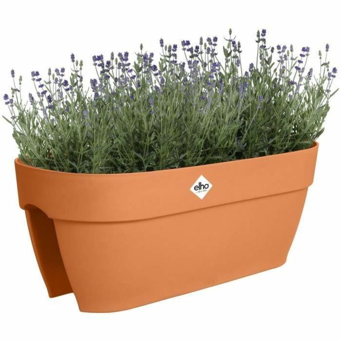 Maceta - ELHO - Vibia Campana Flower Bridge 60 - Marrón - L 26 x A 59 x A 22 cm - Balcón/Exterior - 100% reciclado 1 Maceta - ELHO - Vibia Campana Flower Bridge 60 - Marrón - L 26 x A 59 x A 22 cm - Balcón/Exterior - 100% reciclado 1
