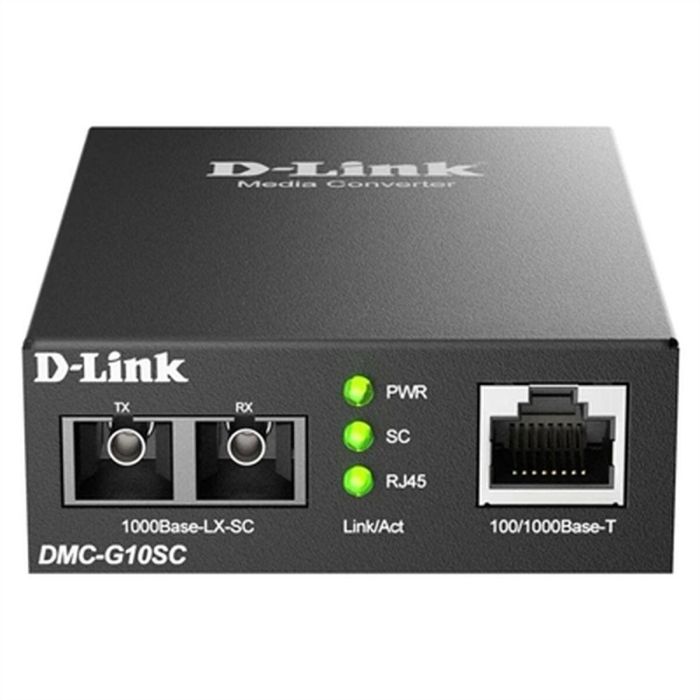 D-Link DMC-G10SC Convertidor de Medios Monomodo 100/1000Base-T a 1000Base-LX SC (10 km) 14 D-Link DMC-G10SC Convertidor de Medios Monomodo 100/1000Base-T a 1000Base-LX SC (10 km) 14