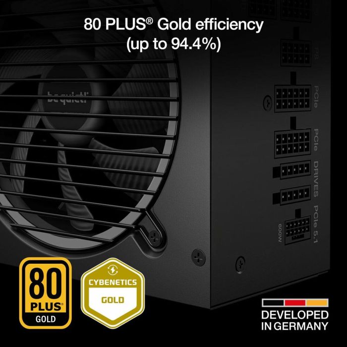 be quiet! PURE POWER 13 M Fuente Alimentación PC 1000W, 80 PLUS Gold, Totalmente Modular, ATX 3.1 17 be quiet! PURE POWER 13 M Fuente Alimentación PC 1000W, 80 PLUS Gold, Totalmente Modular, ATX 3.1 17
