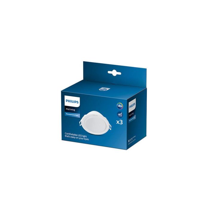 Pack 3 Downlight LED Philips "Meson" Circular 5,5W 550Lm Blanco 4000K [PH-915005805503] 3