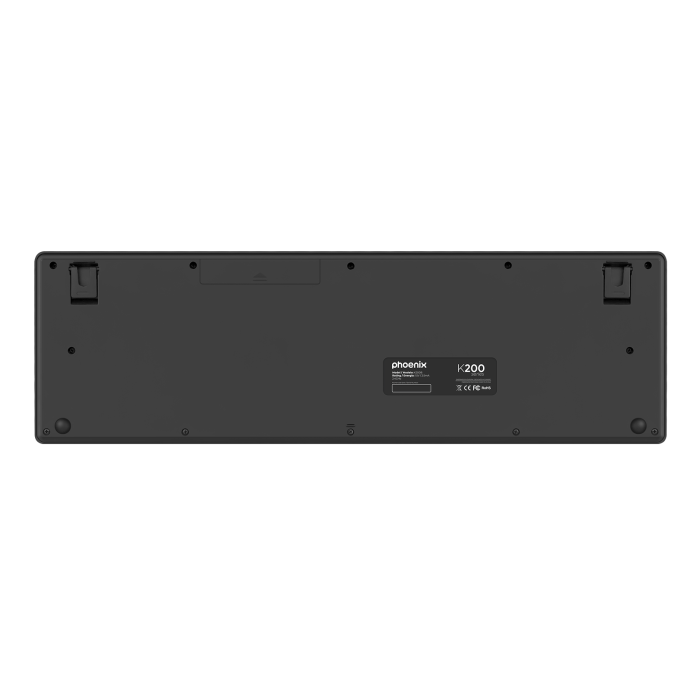 Phoenix Technologies Teclado Inalambrico Qwerty K200 Negro 1