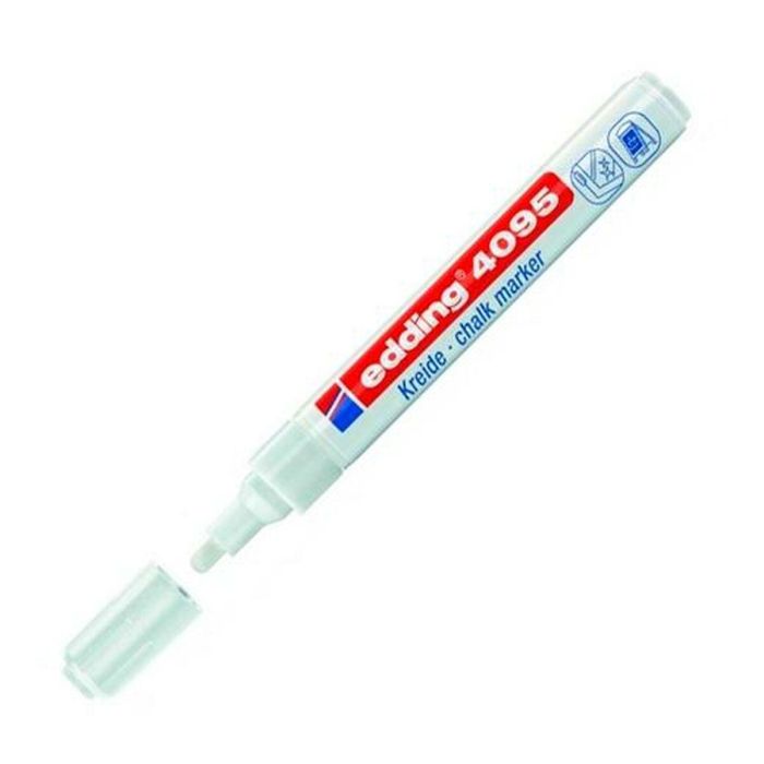 Rotuladores de tiza líquida Edding 4095 Blanco (10 Unidades) 2 Rotuladores de tiza líquida Edding 4095 Blanco (10 Unidades) 2