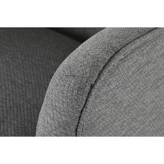 Sillon Scandi DKD Home Decor Gris Dorado 73 x 79.5 x 65 cm 4