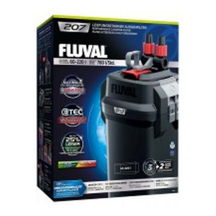 Fluval 207 Filtro de exterior para acuario Serie 07, Potente, Flexible, 25% más Silencioso (19x18x42 cm) 3 Fluval 207 Filtro de exterior para acuario Serie 07, Potente, Flexible, 25% más Silencioso (19x18x42 cm) 3