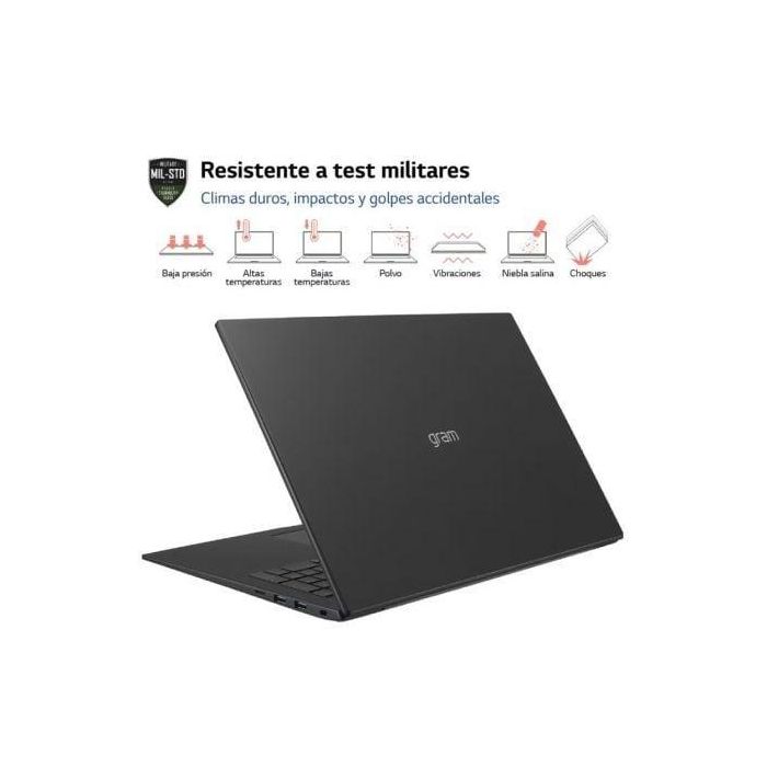 LG 17Z90R Portátil Ultraligero 17" WQXGA 144Hz Intel Core i7-1360P 32GB RAM 1TB SSD NVIDIA RTX 3050 Win 11 Home Negro 2 LG 17Z90R Portátil Ultraligero 17" WQXGA 144Hz Intel Core i7-1360P 32GB RAM 1TB SSD NVIDIA RTX 3050 Win 11 Home Negro 2