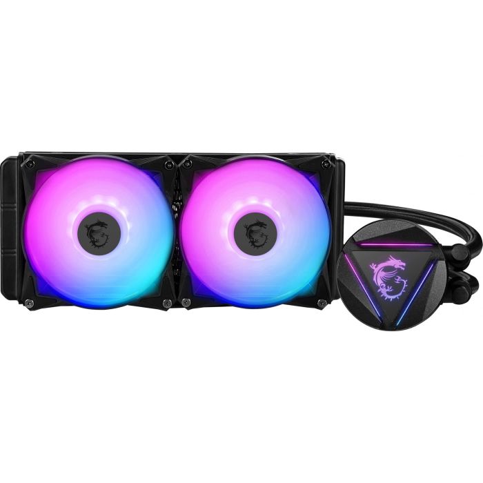 MSI MAG Coreliquid 240R V2 - Kit Refrigeración Líquida AIO CPU 240mm, 2x Ventiladores 120mm ARGB, 2000 RPM, Negro 3 MSI MAG Coreliquid 240R V2 - Kit Refrigeración Líquida AIO CPU 240mm, 2x Ventiladores 120mm ARGB, 2000 RPM, Negro 3