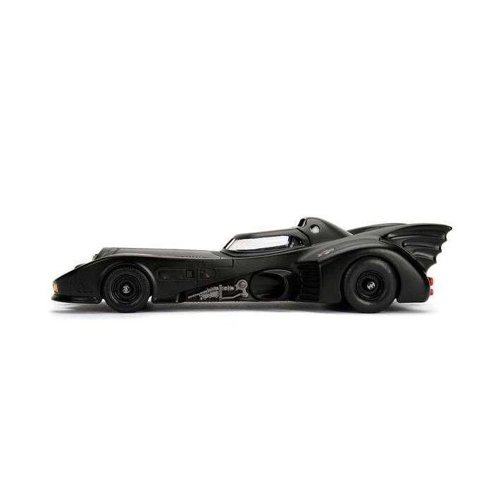 Coche metal batmóvil 1989, incluye figura batman de metal 7 cm escala 1:24 30x15x11 cm 13