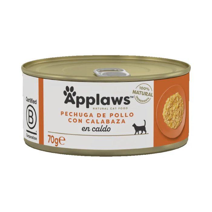 Applaws Cat Lata Pollo Con Calabaza 24x70 gr