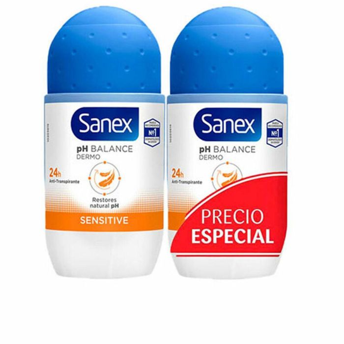 Sanex Dermo Sensitive Desodorante Roll-On Dúo