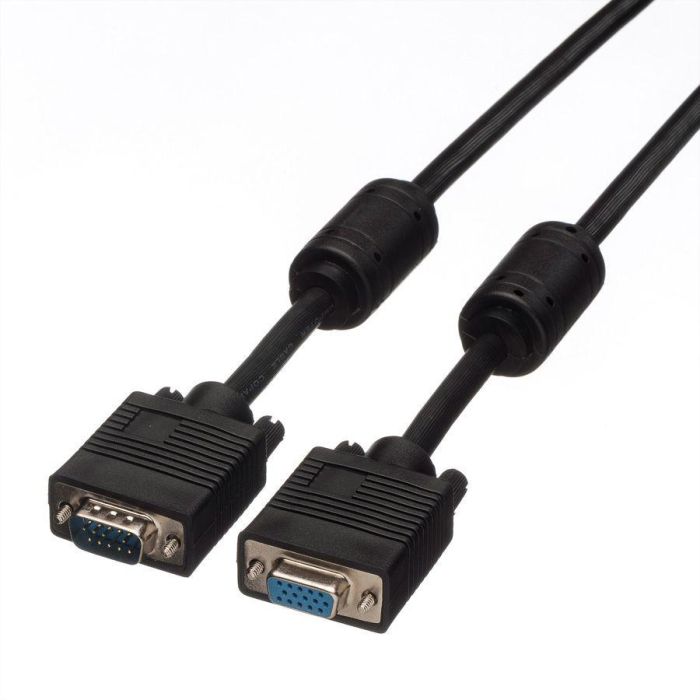 ROLINE VGA-Kabel HD15 ST - BU mit Ferritkern 3m 1 ROLINE VGA-Kabel HD15 ST - BU mit Ferritkern 3m 1