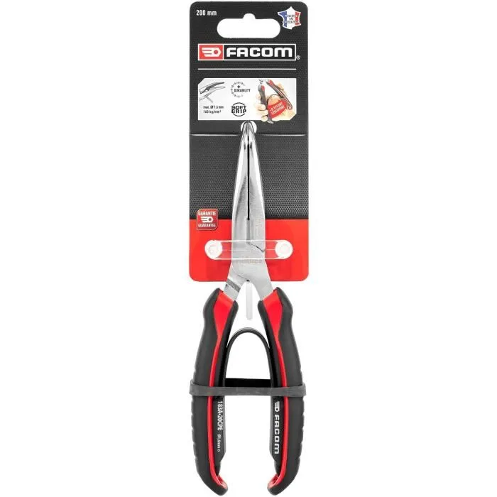 Facom Alicates con Puntas Cónicas Dobladas y Redondas 1