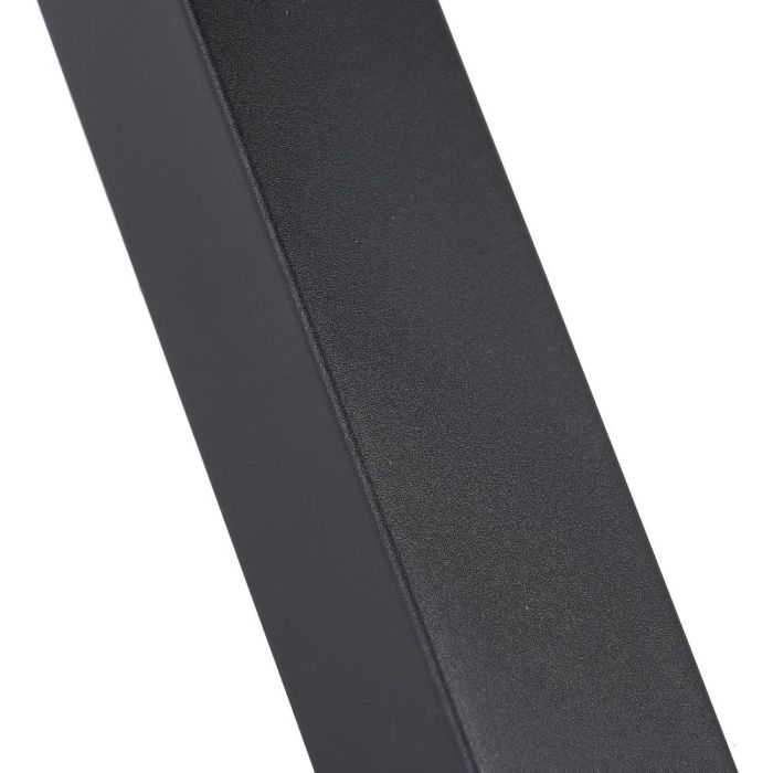 Mesa Comedor Marrón-Negro Dm-Metal 160 X 90 X 76 cm