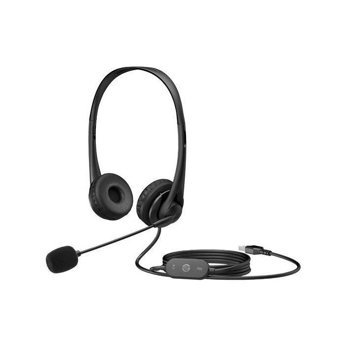 HP Stereo USB Headset G2 con Cancelación de Ruido y Diseño Cómodo para Llamadas Claras 1