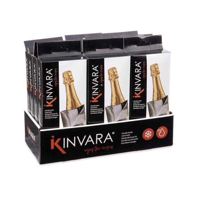 Enfriador Botella Champan Gris Kinvara 18X8CM (24 Unidades) 2 Enfriador Botella Champan Gris Kinvara 18X8CM (24 Unidades) 2
