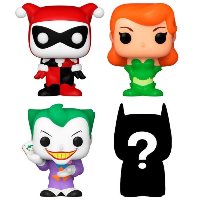 Blister 4 figuras Bitty POP DC Comics Harley Quinn 1 Blister 4 figuras Bitty POP DC Comics Harley Quinn 1