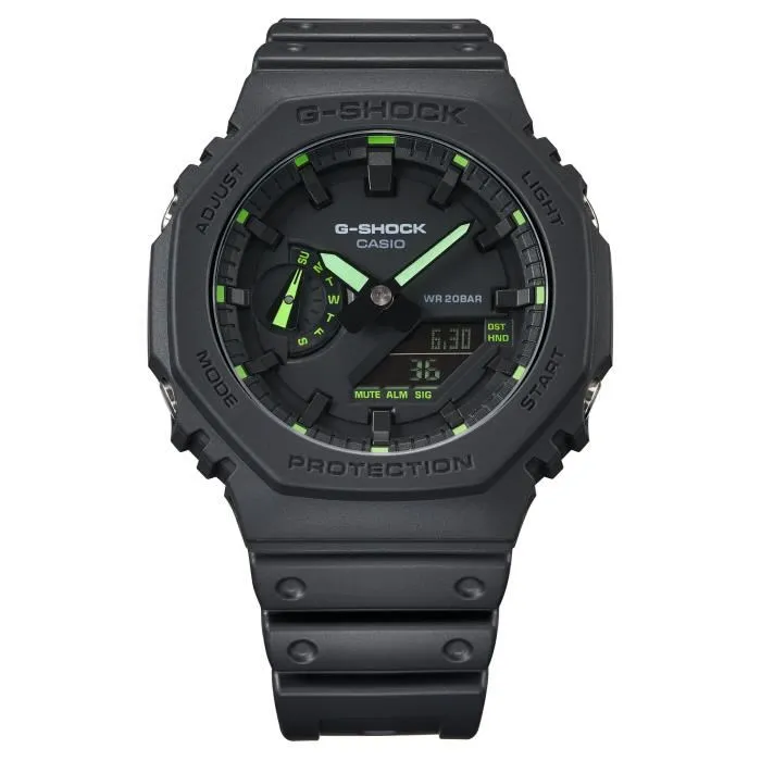 Casio G-Shock CAS4549526319280 Negro y Resina Verde 5 Casio G-Shock CAS4549526319280 Negro y Resina Verde 5