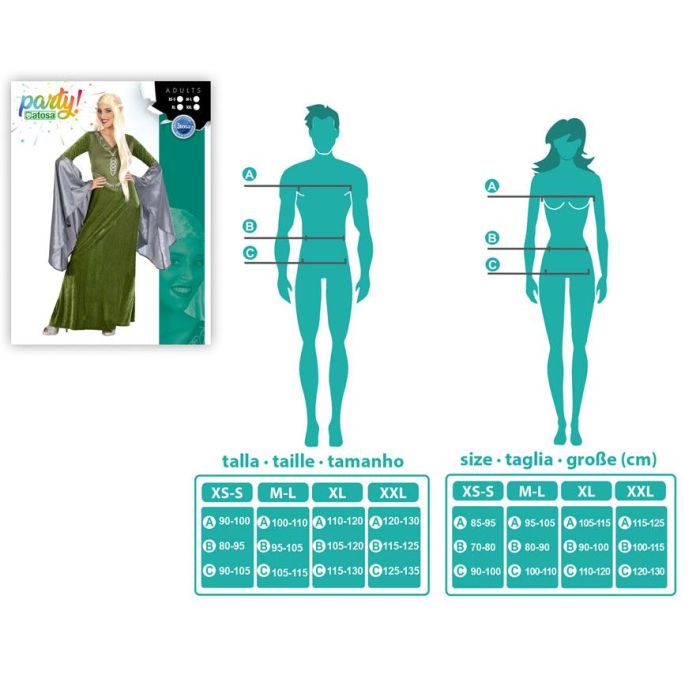 Disfraz Duende Mujer Adulto Elfo Verde XL 1 Disfraz Duende Mujer Adulto Elfo Verde XL 1