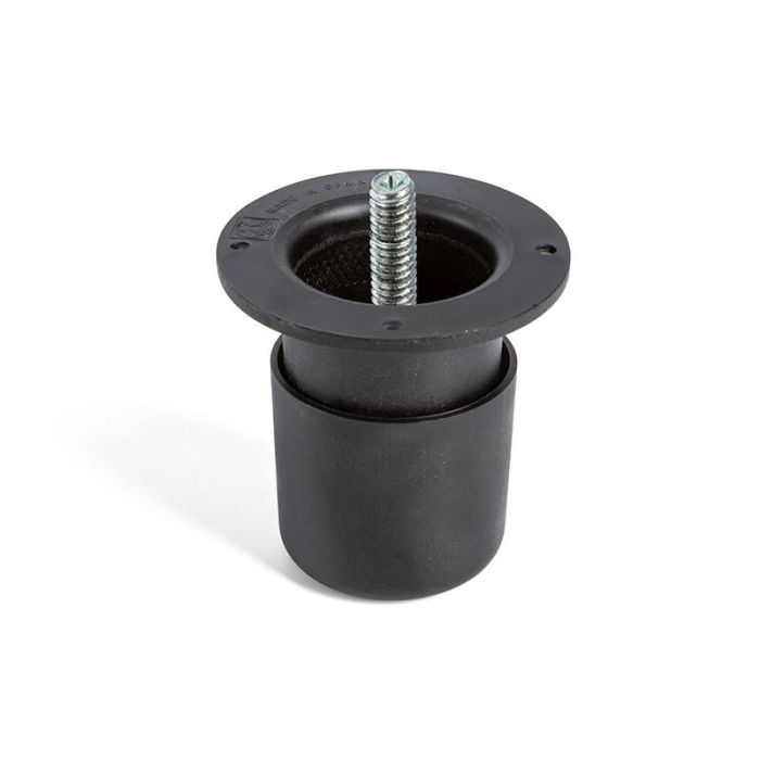 Indaux Pata Niveladora Sandy M8 Acabado Negro Altura 45-70mm 2