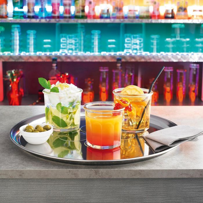 Arcoroc Eskale Caja 6 Vasos Altos Vidrio Templado 31 cL Resistente Apto Microondas 1