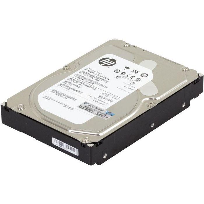 Hewlett Packard Enterprise 2TB non-hot-plug SATA hard disk drive - 7,200 RPM, 6Gb/sec transfer rate, 3.5-inch large form factor (LFF), Midline Hewlett Packard Enterprise 2TB non-hot-plug SATA hard disk drive - 7,200 RPM, 6Gb/sec transfer rate, 3.5-inch large form factor (LFF), Midline
