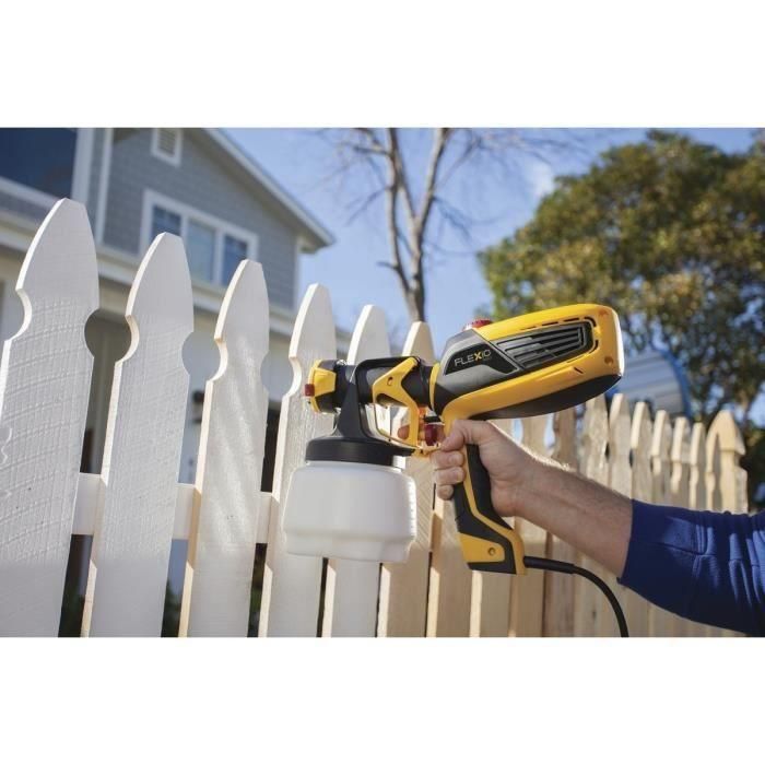 Wagner W590 Pistola de pintura universal de baja presión para paredes y lacas, 630W, 2 frentes Ispray, Tecnología Flexio, Turbina X-Boost 2
