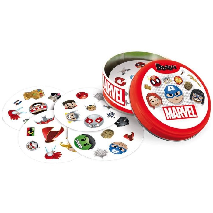 Asmodee Juego Dobble Marvel Dobmar01Es Tarjetas Juego de Mesa para Niños y Adultos +6 Años 3