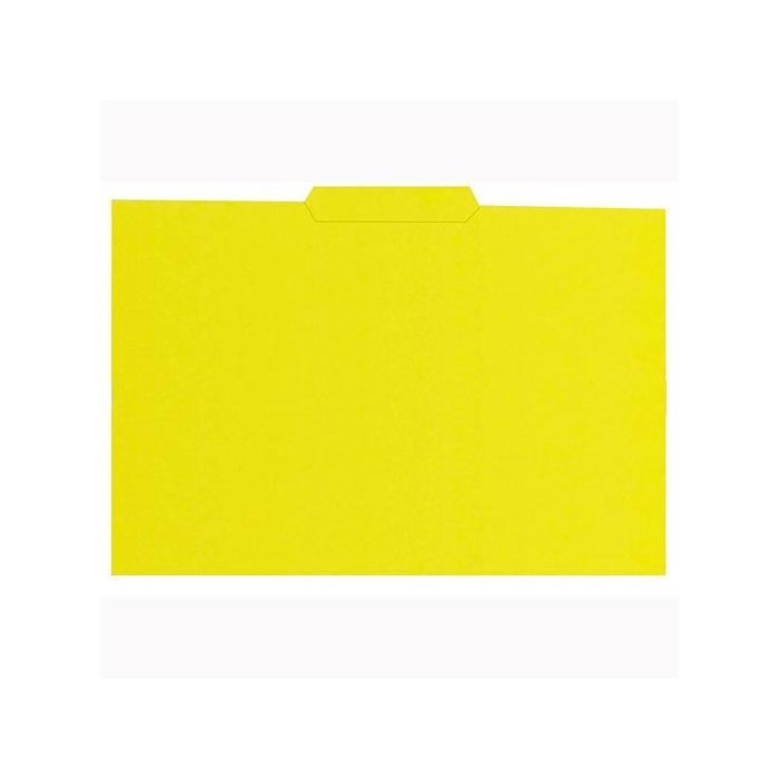 Gio Subcarpeta Con Pestaña Central Folio Cartulina 250 gr Amarillo Intenso -50U- Gio Subcarpeta Con Pestaña Central Folio Cartulina 250 gr Amarillo Intenso -50U-