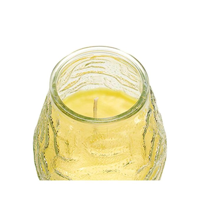 Vela Citronela Relieve Transparente Ibergarden 9X10CM (24 Unidades) 3 Vela Citronela Relieve Transparente Ibergarden 9X10CM (24 Unidades) 3