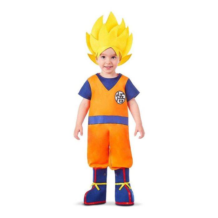 My Other Me Disfraz Goku Baby con Body, Peluca Textil y Cubre Botas, Talla 7-12 Meses, Multicolor My Other Me Disfraz Goku Baby con Body, Peluca Textil y Cubre Botas, Talla 7-12 Meses, Multicolor